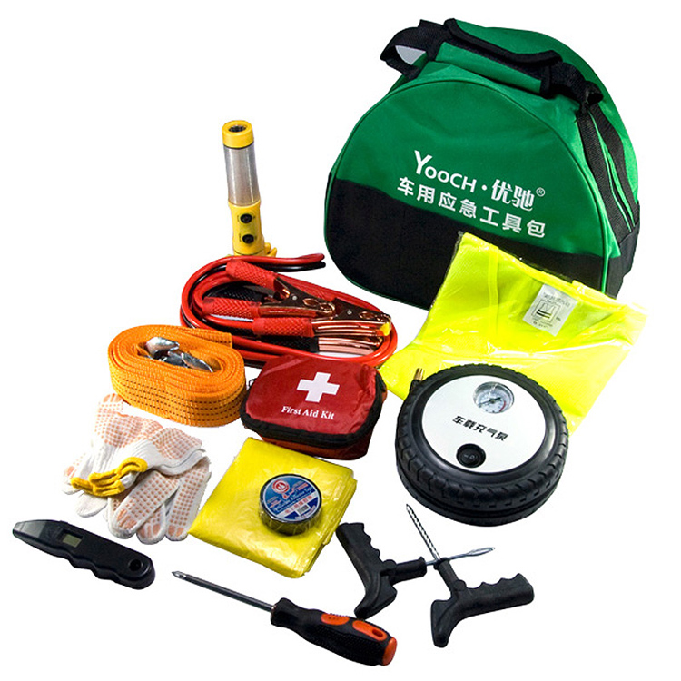 优驰自驾游汽车用品装备应急包 救援工具箱套